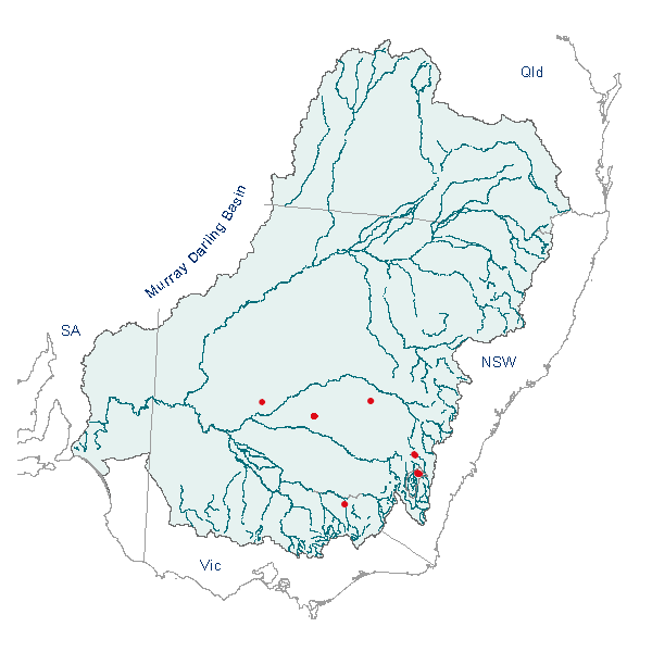 Hydromys chrysogaster – Water-rat  map