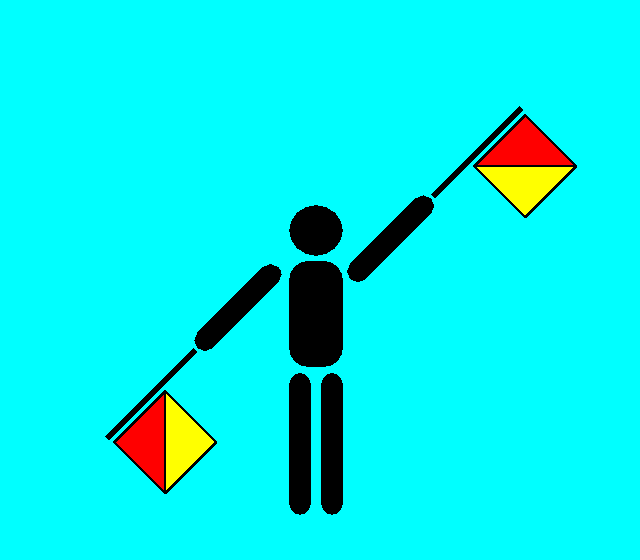 Semaphore Flag Signalling System