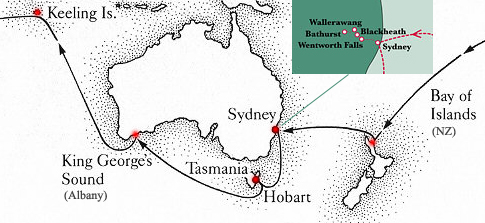 map: Darwin in Australia
