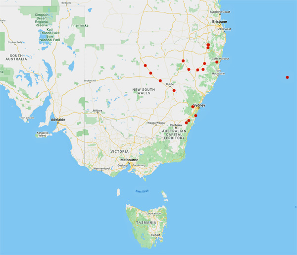 collecting locality map for 'Moore, C.'