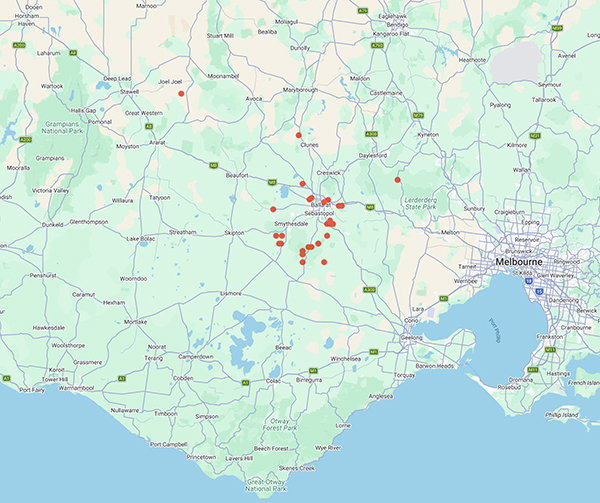 collecting locality map for 'XXXX'