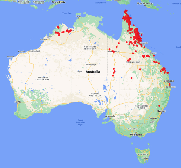 collecting locality map for 'Sankowsky, G.'