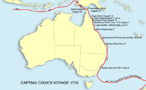 Captain Cook's Voyage - 1770