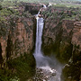 Sandstone escarpment in wet season, Jim Jim Falls, Arnhem Land, NT