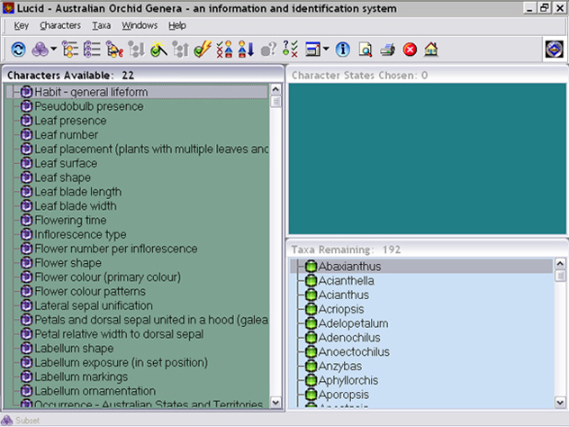Screen showing 3 window arrangement