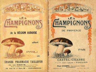 French pharmacy booklets - fungi