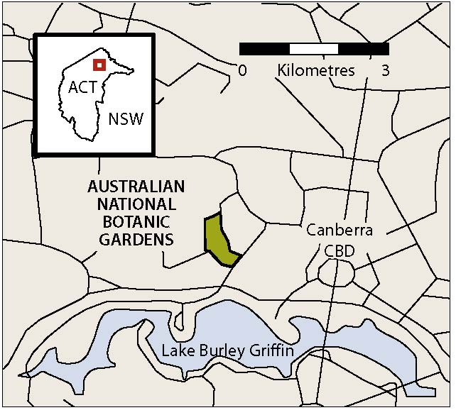 Map of National Botanic Gardens