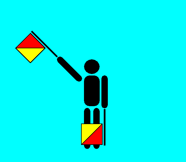 Semaphore Flag Signalling System